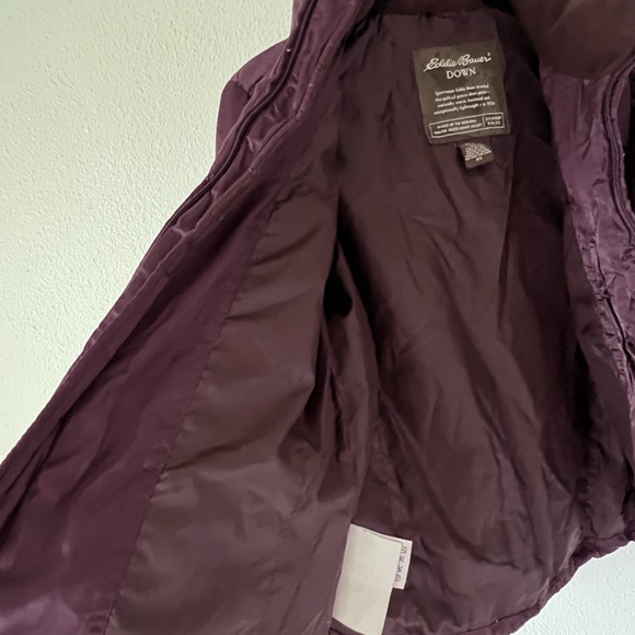 Eddie Bauer Goose Down Women's Puffer Jacket Dark Purple Size X-Small - Picture 12 of 15